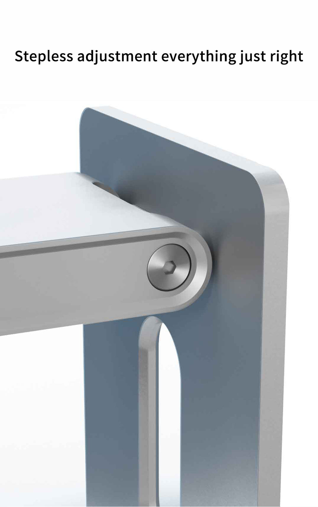 Ergonomic Tablet Stand Holder - Elevate Your Workspace with Universally Compatible Design, Fits iPad Pro, iPhone, and Android Devices, and Frees Up Desk Space