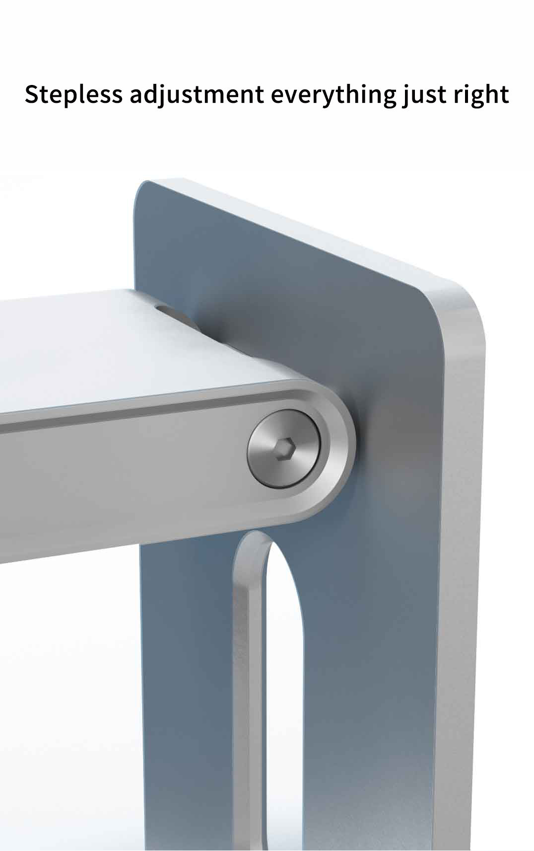 Ergonomic Tablet Stand Holder - Elevate Your Workspace with Universally Compatible Design, Fits iPad Pro, iPhone, and Android Devices, and Frees Up Desk Space