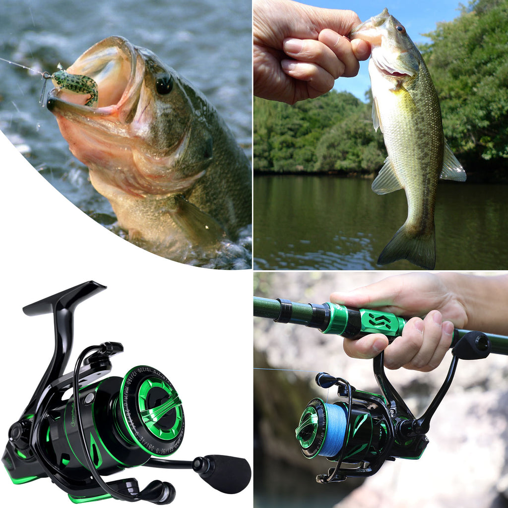 Sougayilang Spinning Fishing Reel - Lightweight 6, 2:1 High-Speed Gear Ratio, Aluminum Alloy Construction, Ergonomic Handle & Adjustable Drag, Mixed Colors for Freshwater & Saltwater Fishing, Ideal Gift for Anglers, Fishing R