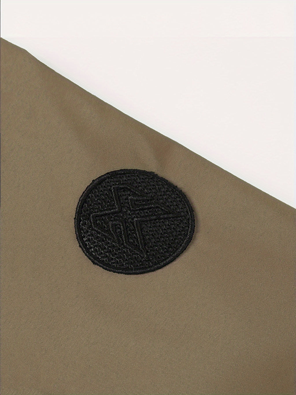 Men'S Letter Embroidered Casual Bomber Jacket