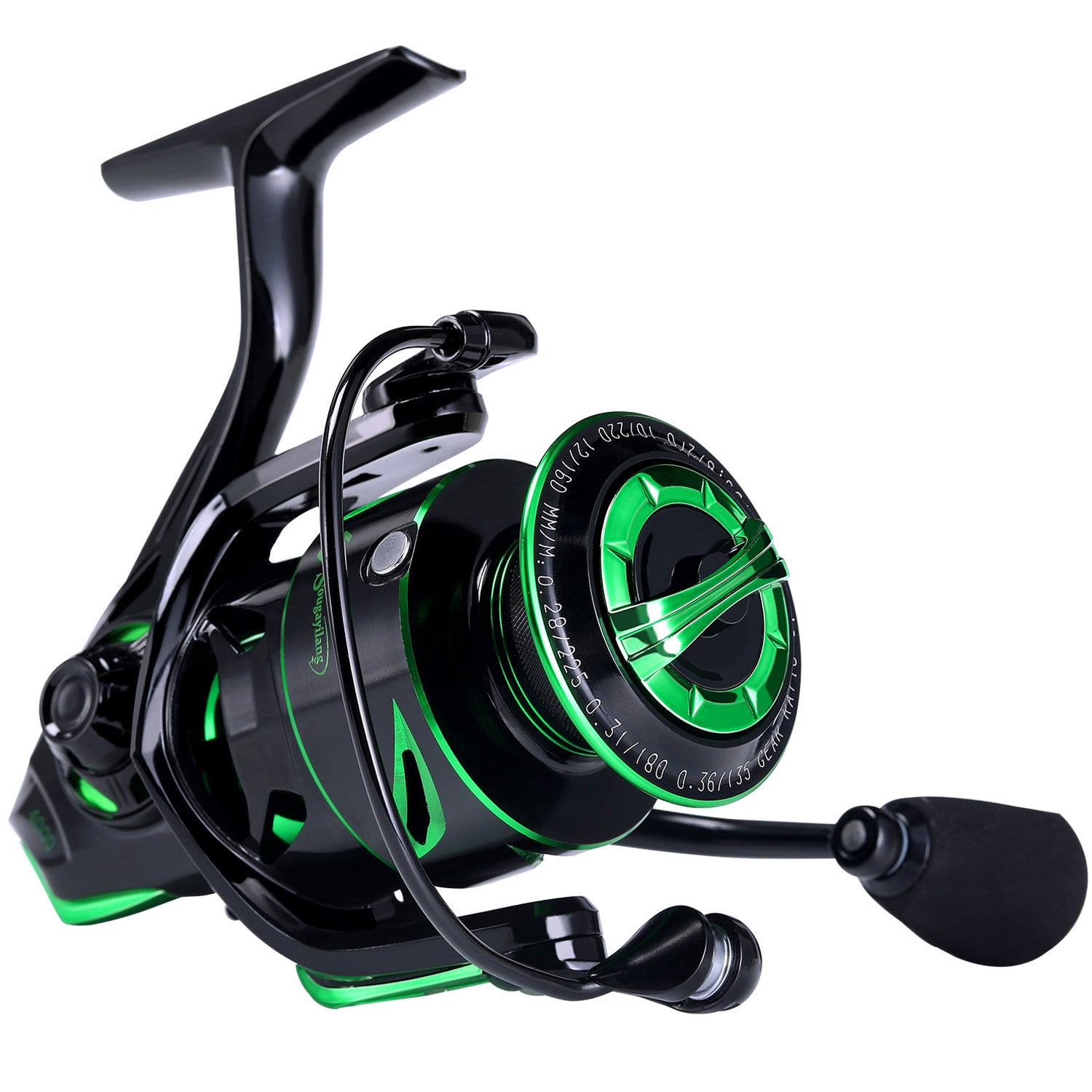 Sougayilang Spinning Fishing Reel - Lightweight 6, 2:1 High-Speed Gear Ratio, Aluminum Alloy Construction, Ergonomic Handle & Adjustable Drag, Mixed Colors for Freshwater & Saltwater Fishing, Ideal Gift for Anglers, Fishing R