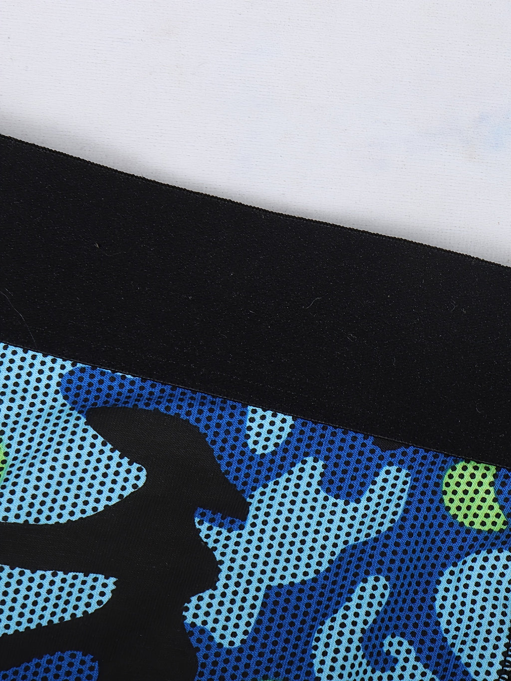 5-Pack CONKEND Men'S Bamboo Rayon Boxer Briefs, Camo Pattern, Medium Stretch Knit Fabric, 92% Viscose 8% Elastane, Breathable Tagless with Waistband, 15.24cm with Fly