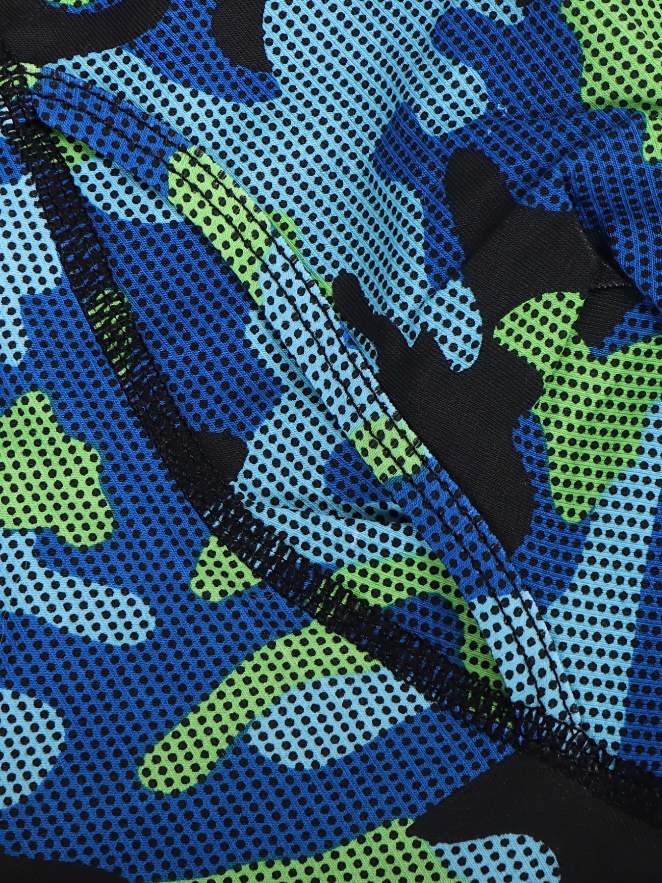 5-Pack CONKEND Men'S Bamboo Rayon Boxer Briefs, Camo Pattern, Medium Stretch Knit Fabric, 92% Viscose 8% Elastane, Breathable Tagless with Waistband, 15.24cm with Fly