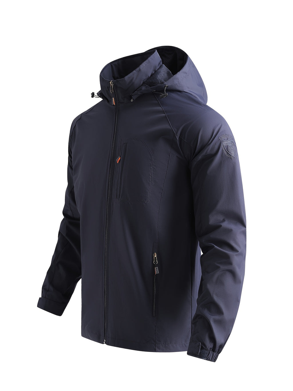 Men's Lightweight Jacket Packable Running Jacket Coat Stand Collar Bomber Jacket