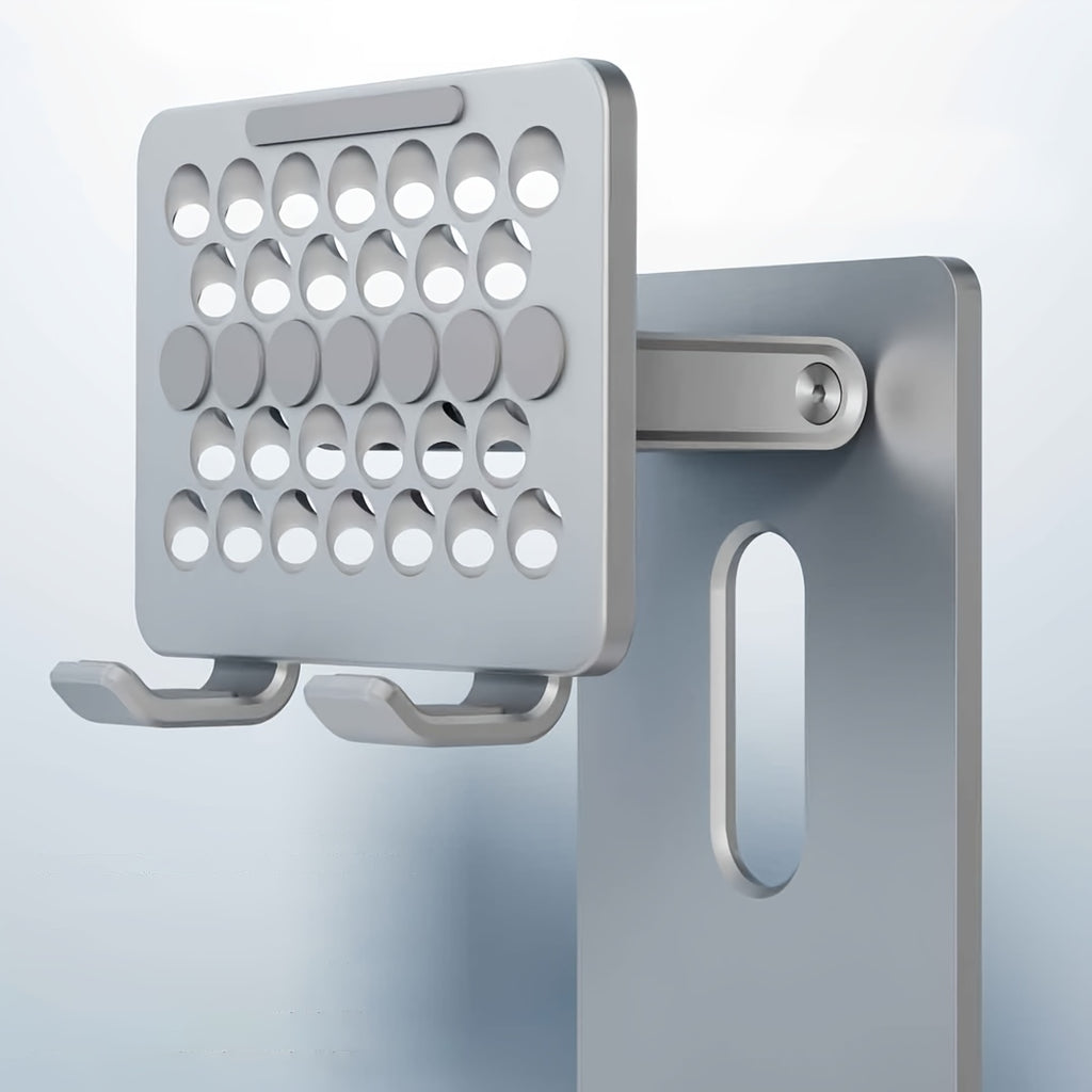 Ergonomic Tablet Stand Holder - Elevate Your Workspace with Universally Compatible Design, Fits iPad Pro, iPhone, and Android Devices, and Frees Up Desk Space