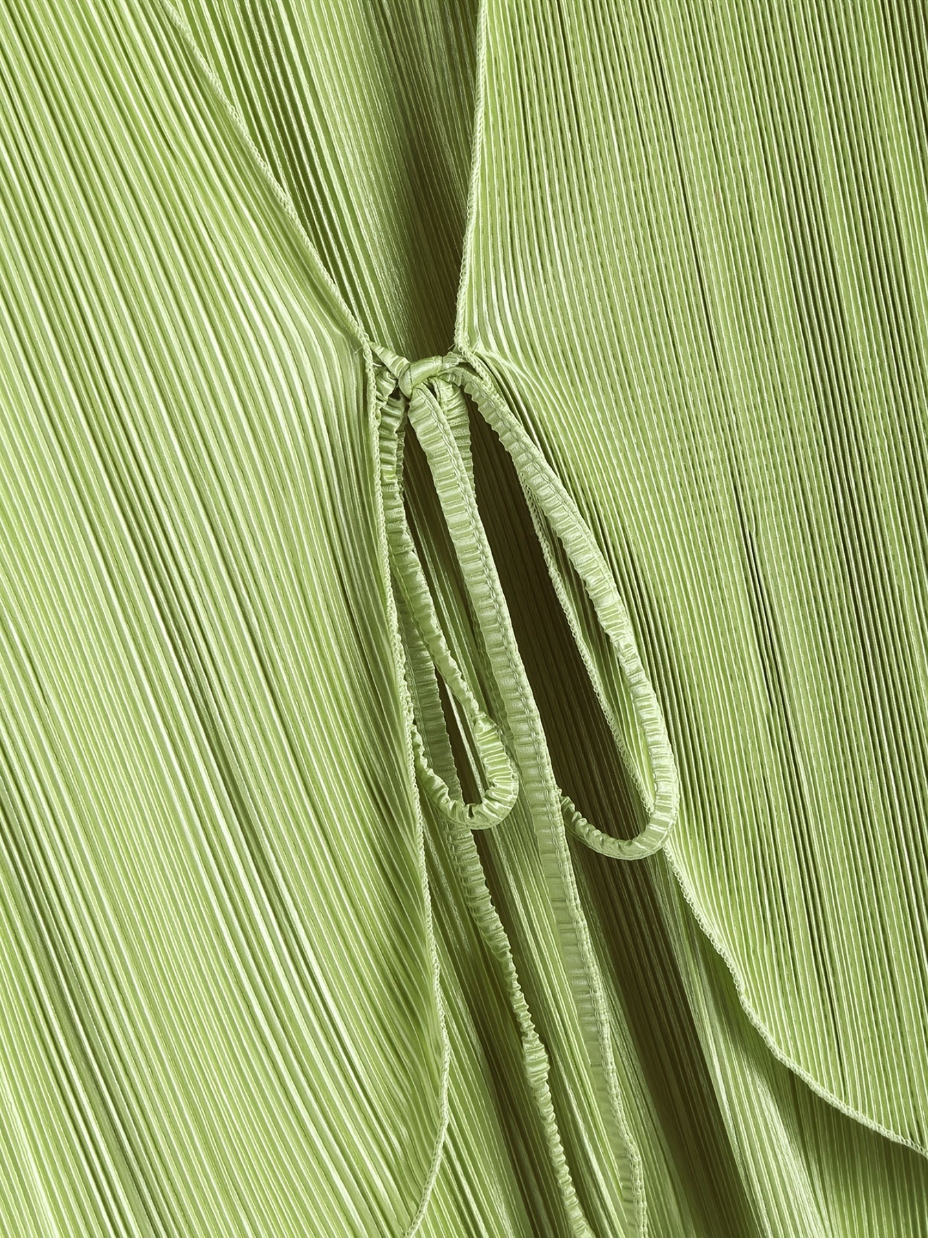 Women's Sheer Mesh Flare Sleeve Crop Top