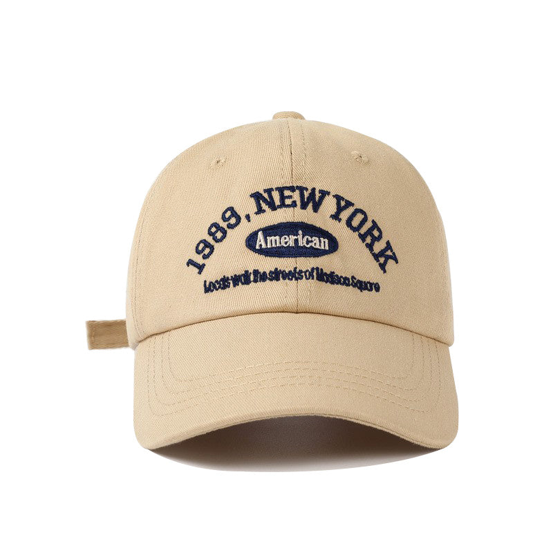 1989 Embroidery Soft Top Baseball Cap Women Sports Hat Man Unisex