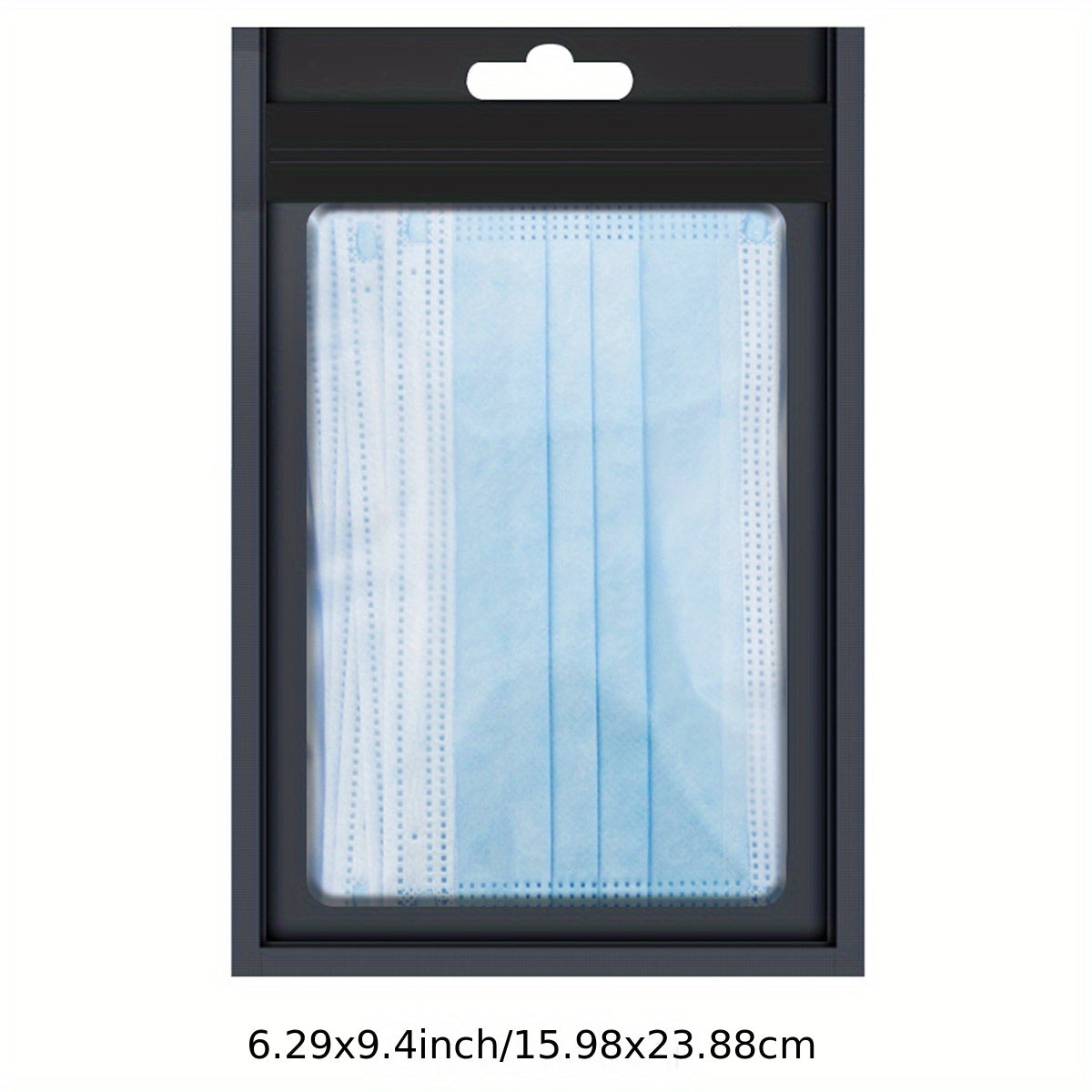 100-Pack Holographic Zipper Lock Resealable Bags, Moisture-Proof Aluminum Foil Polyester Film Flat Transparent Window Pouch for Electronics/Jewelry/Cosmetics Organization, 4 Size Options, Non-food contact