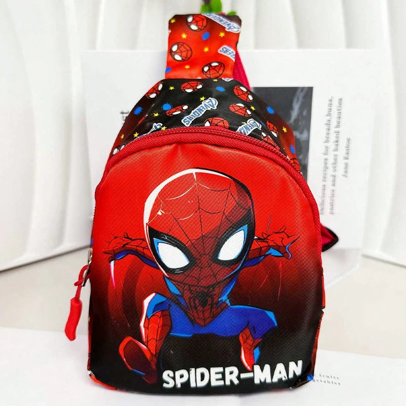 Spider Man Sling Chest Bag, Cartoon Anime Crossbody Bag, Fashionable Casual Shoulder Bag with Coin Purse for Daily Travel