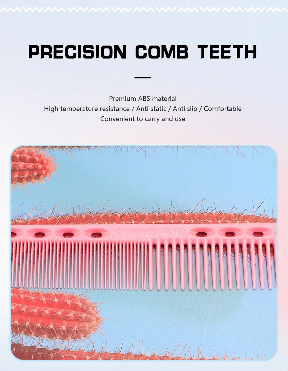 Barbershop Hair Cutting Comb Barber Heat Resistant Anti-static Hair Brush Professional Salon Household Hairdressing Styling Tool