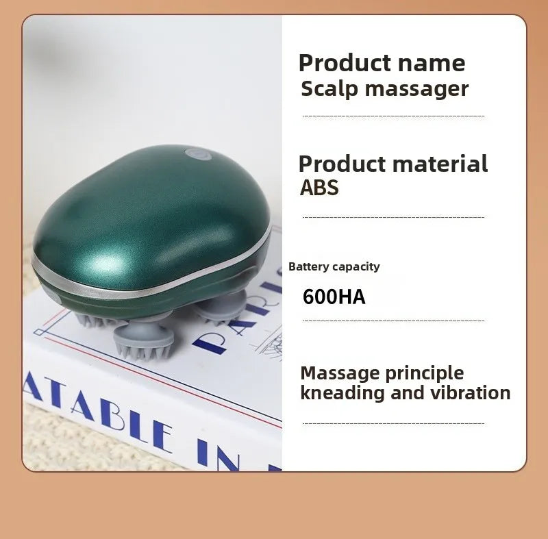 Pet Electric Head Massager Instrument Multi-functional Charging Cat Decompression Relax Tissue Kneading Vibrating Pet Products