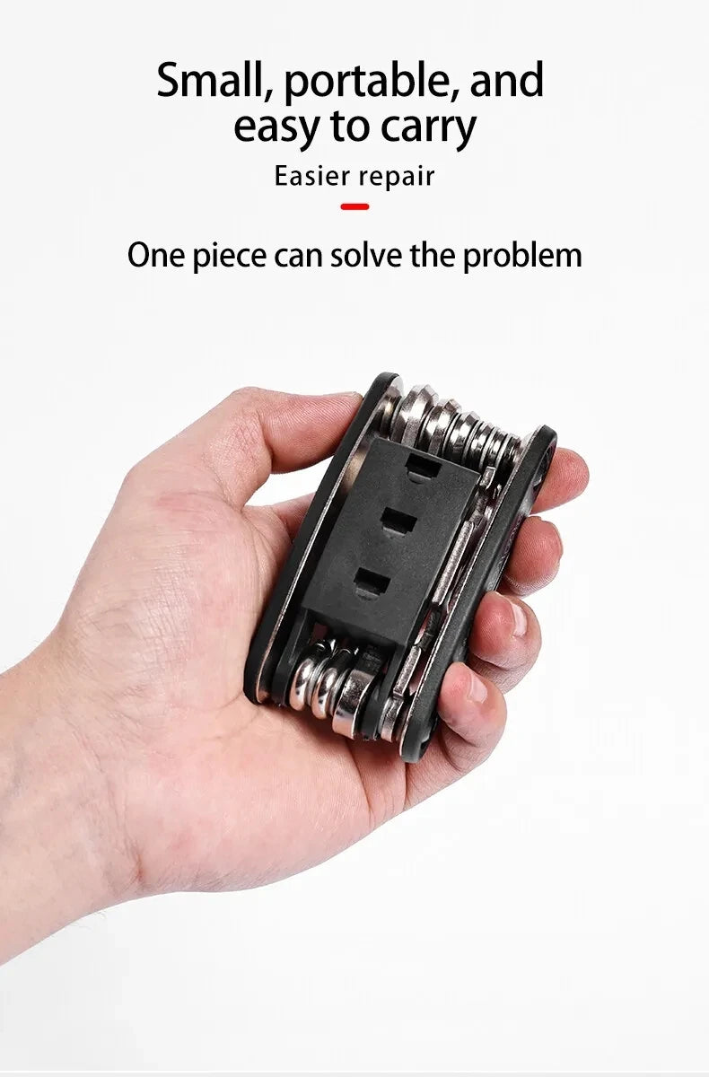 16 in 1 MTB Tools Road Bicycle Allen Wrench Pocket Tools Portable Bicycle Repair Tool set Multifunction Tools