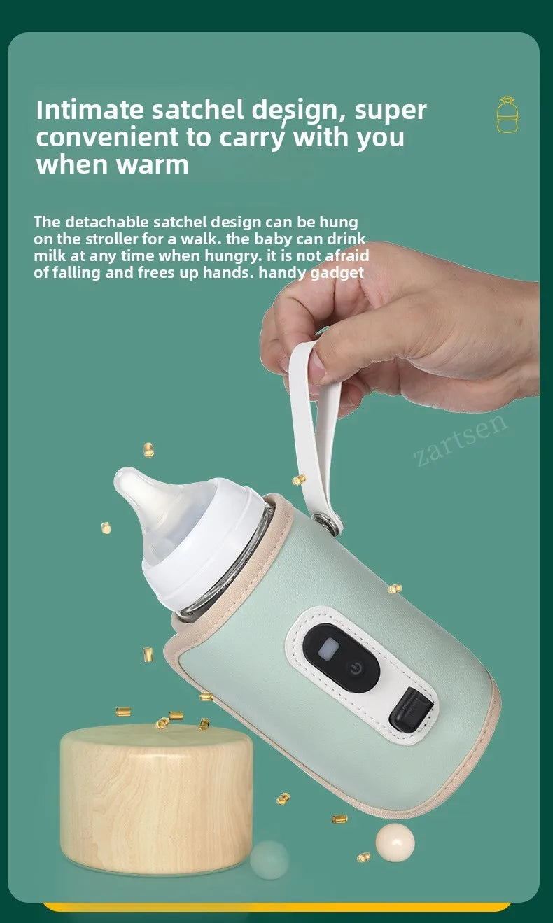 Baby Milk Warmer Baby Nursing Bottle Heater, Portable USB Bottle Warmer for Car, Outdoor Travel Accessories Outdoor Portable