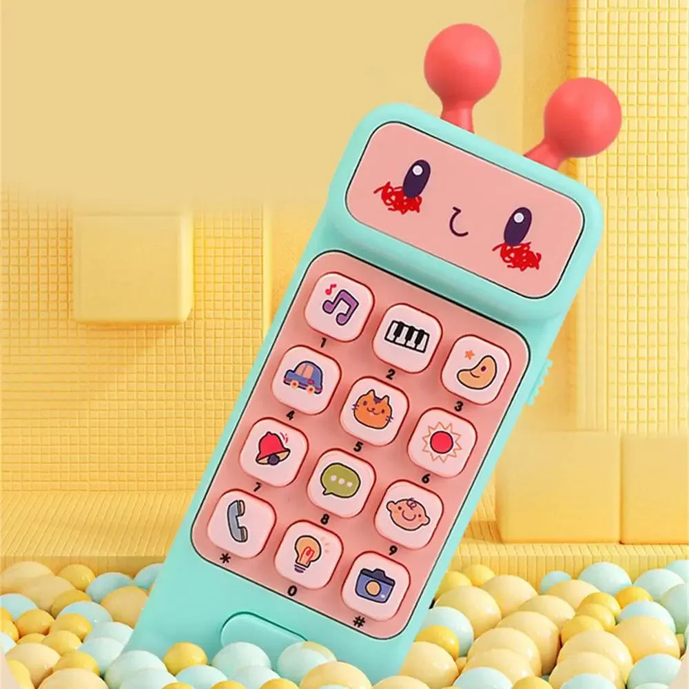 Children’s Cell Phone Toy Simulation Electronic Control Phone Toy with Music Light Early Educational Musical Toys For Boys Girls