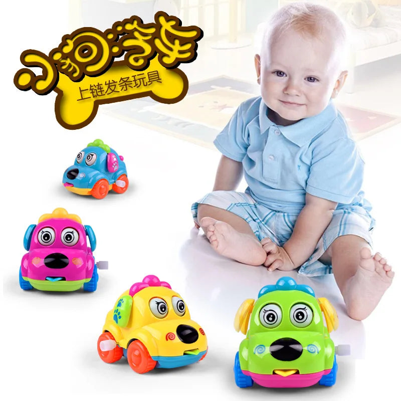 New Clockwork Toy Children's Cartoon Winding Creative Cute Chain up car Small Animal Baby Gift