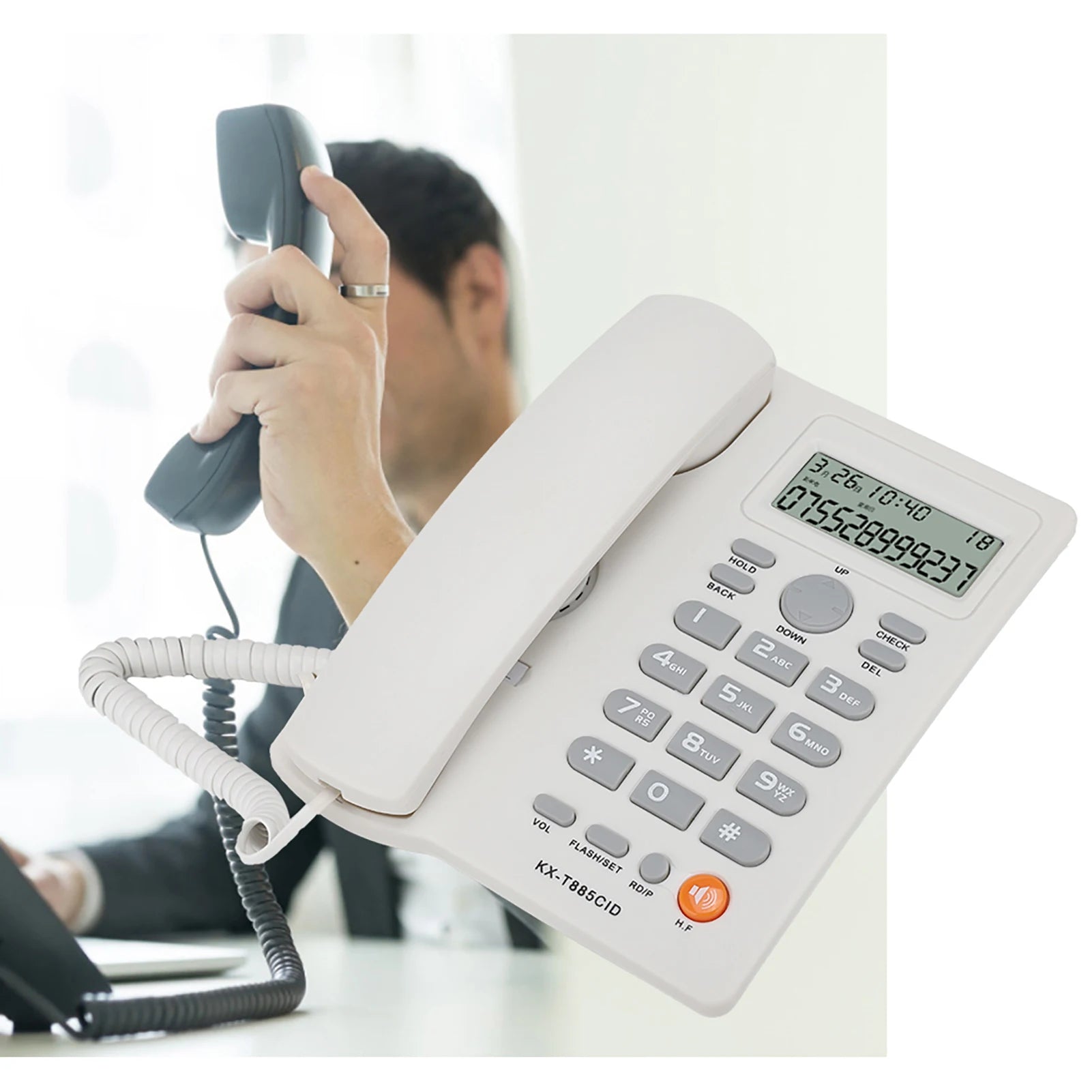 Caller ID Telephone Caller ID Telephone Handsfree Calling Home  Hotel Landline Phone English Hotel Telephone Home Phone
