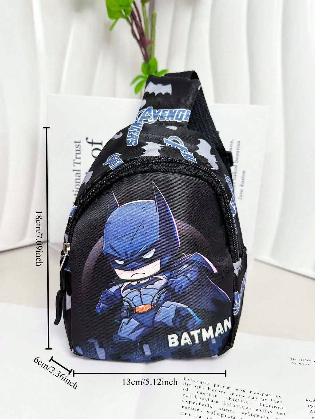 Spider Man Sling Chest Bag, Cartoon Anime Crossbody Bag, Fashionable Casual Shoulder Bag with Coin Purse for Daily Travel