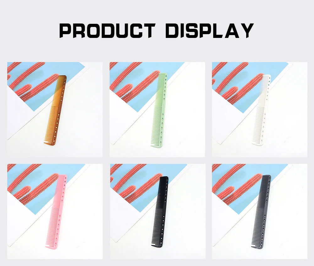 Barbershop Hair Cutting Comb Barber Heat Resistant Anti-static Hair Brush Professional Salon Household Hairdressing Styling Tool