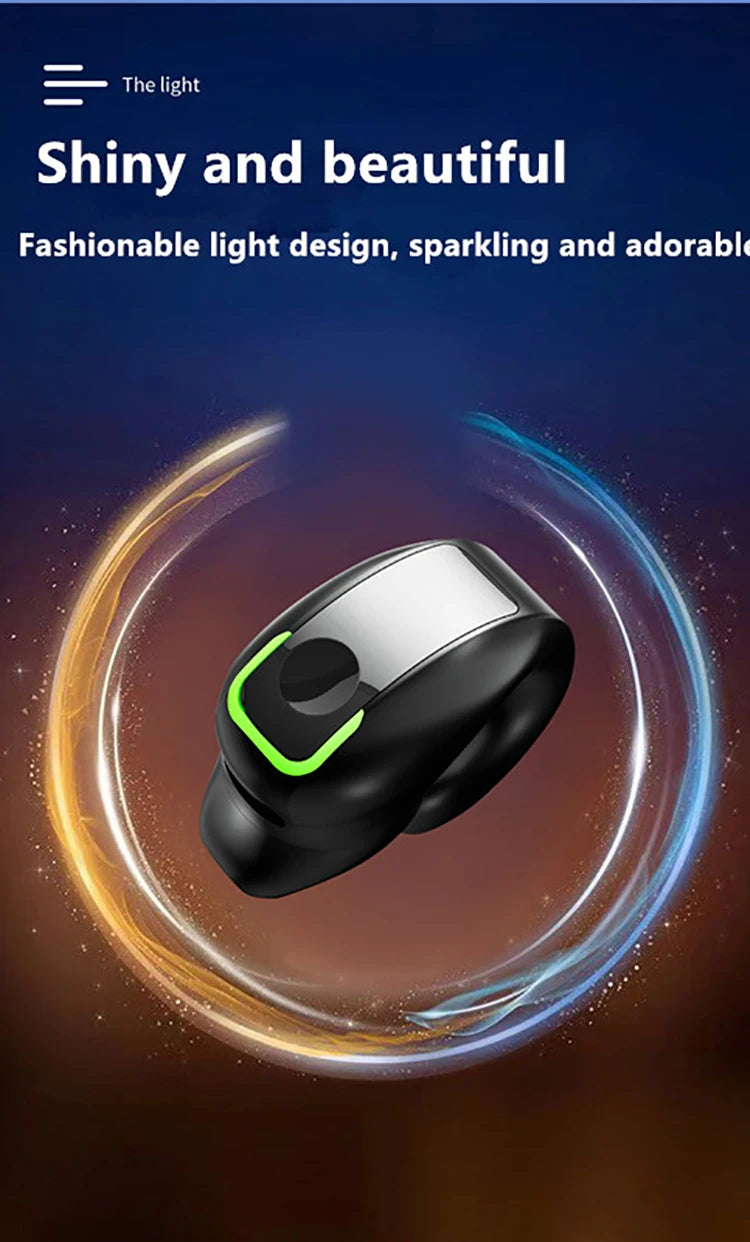 Bone Conduction 5.3 Wireless Bluetooth Headset Talking Clip-on Headset Long Time Wear Without Pain Ultra Long Battery Life