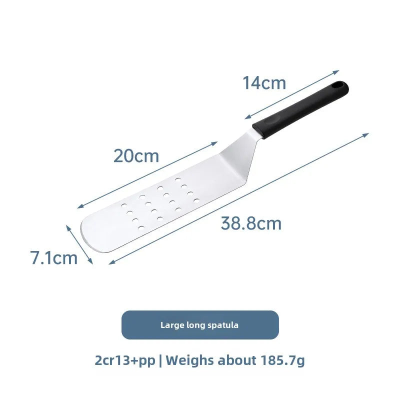 Barbecue tool set combination outdoor equipment Stainless Steel Grill steak frying shovel wholesale tools,