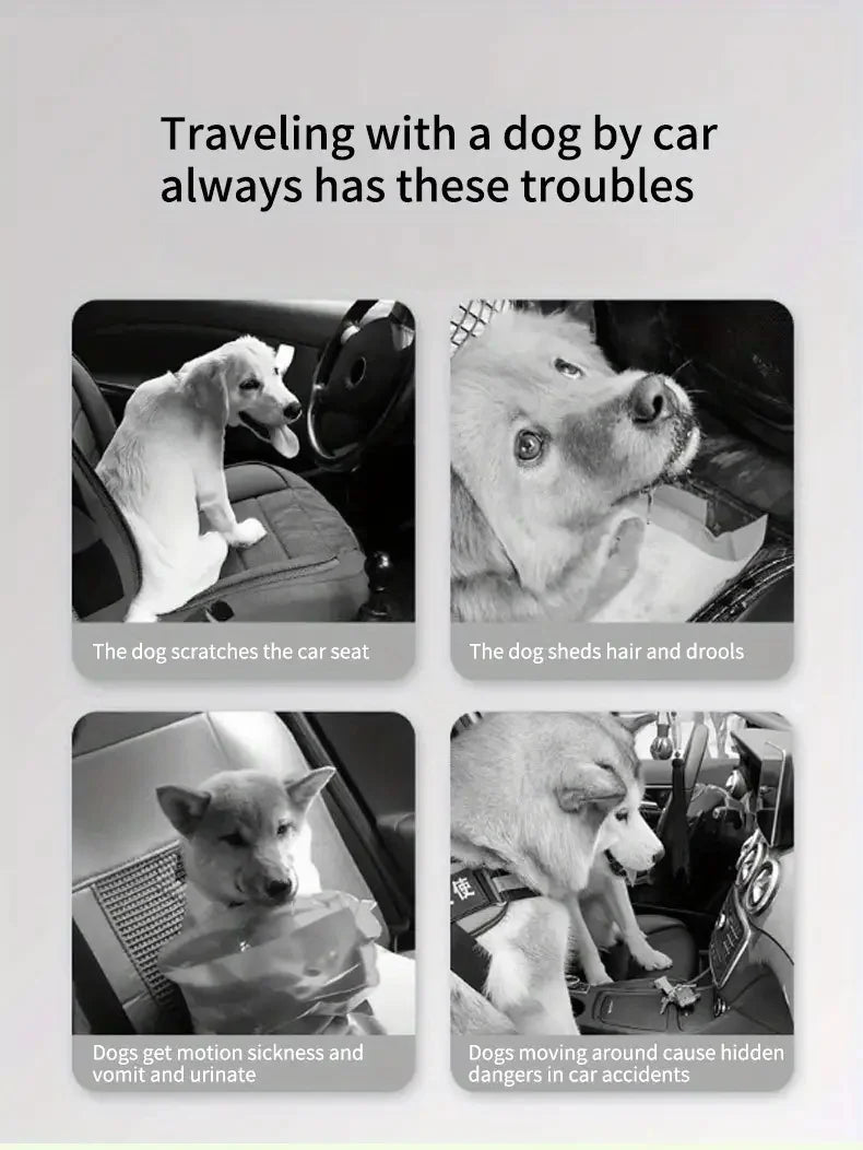 Durable Polyester Auto Trunk Mat for Pets - Non-Slip, Scratch-Resistant, Easy-Clean Mat for SUVs and Cars, Pet Safety Mat