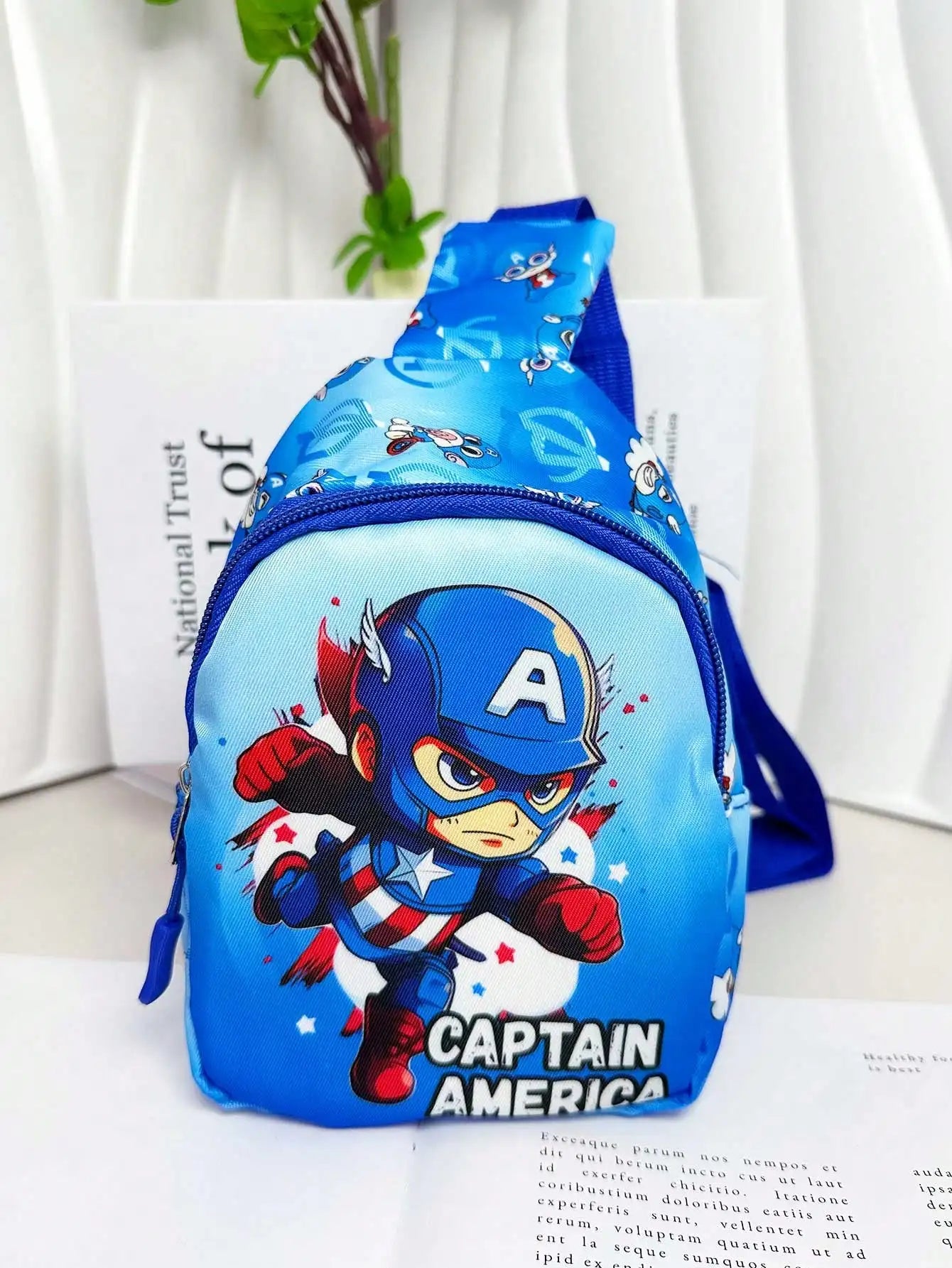 Spider Man Sling Chest Bag, Cartoon Anime Crossbody Bag, Fashionable Casual Shoulder Bag with Coin Purse for Daily Travel