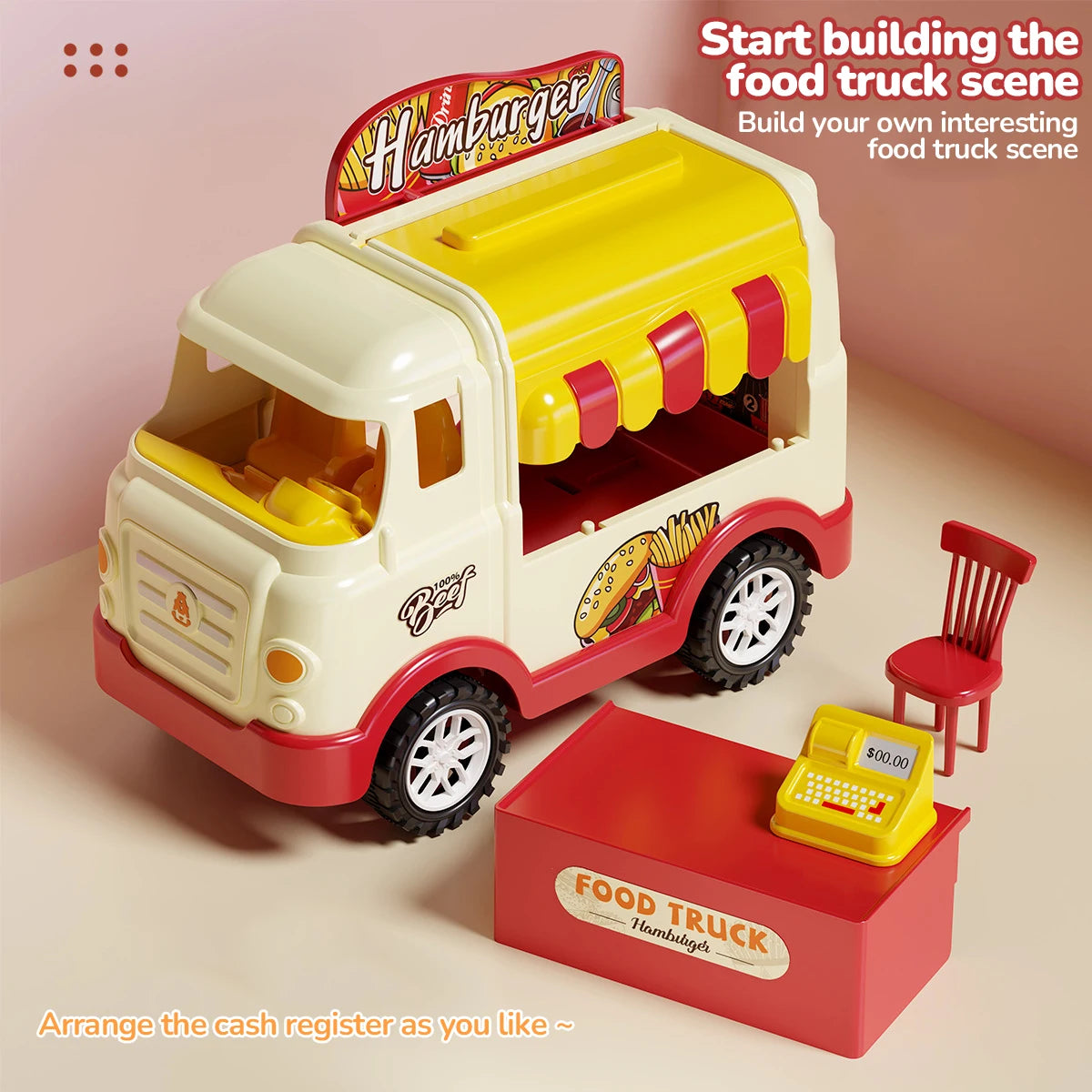 Simulated House Kitchen Toy Mini Kitchen Counter Set Fun House Playing Safe Sturdy Children Household Kitchen Toys