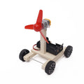 DIY Air-powered Vehicle Model Technological Gatget Science Experimental Tool Kit Educational Toys Small Production for Student