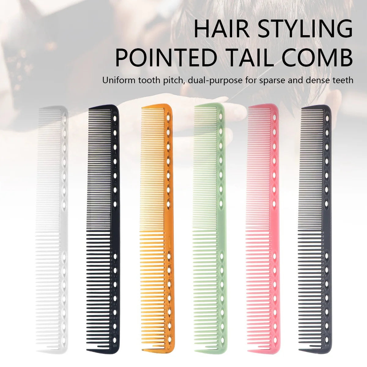 Barbershop Hair Cutting Comb Barber Heat Resistant Anti-static Hair Brush Professional Salon Household Hairdressing Styling Tool