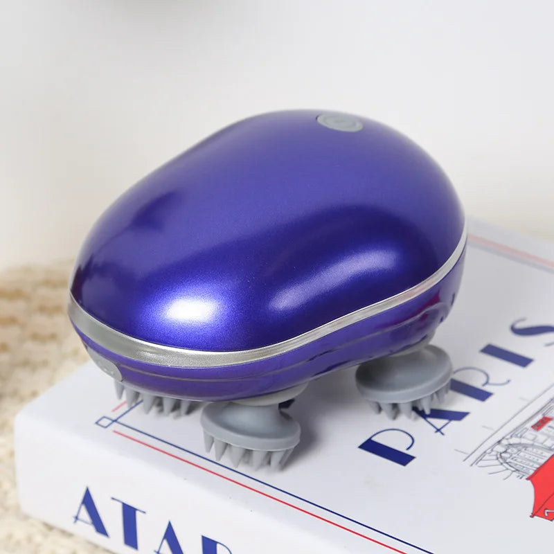 Pet Electric Head Massager Instrument Multi-functional Charging Cat Decompression Relax Tissue Kneading Vibrating Pet Products