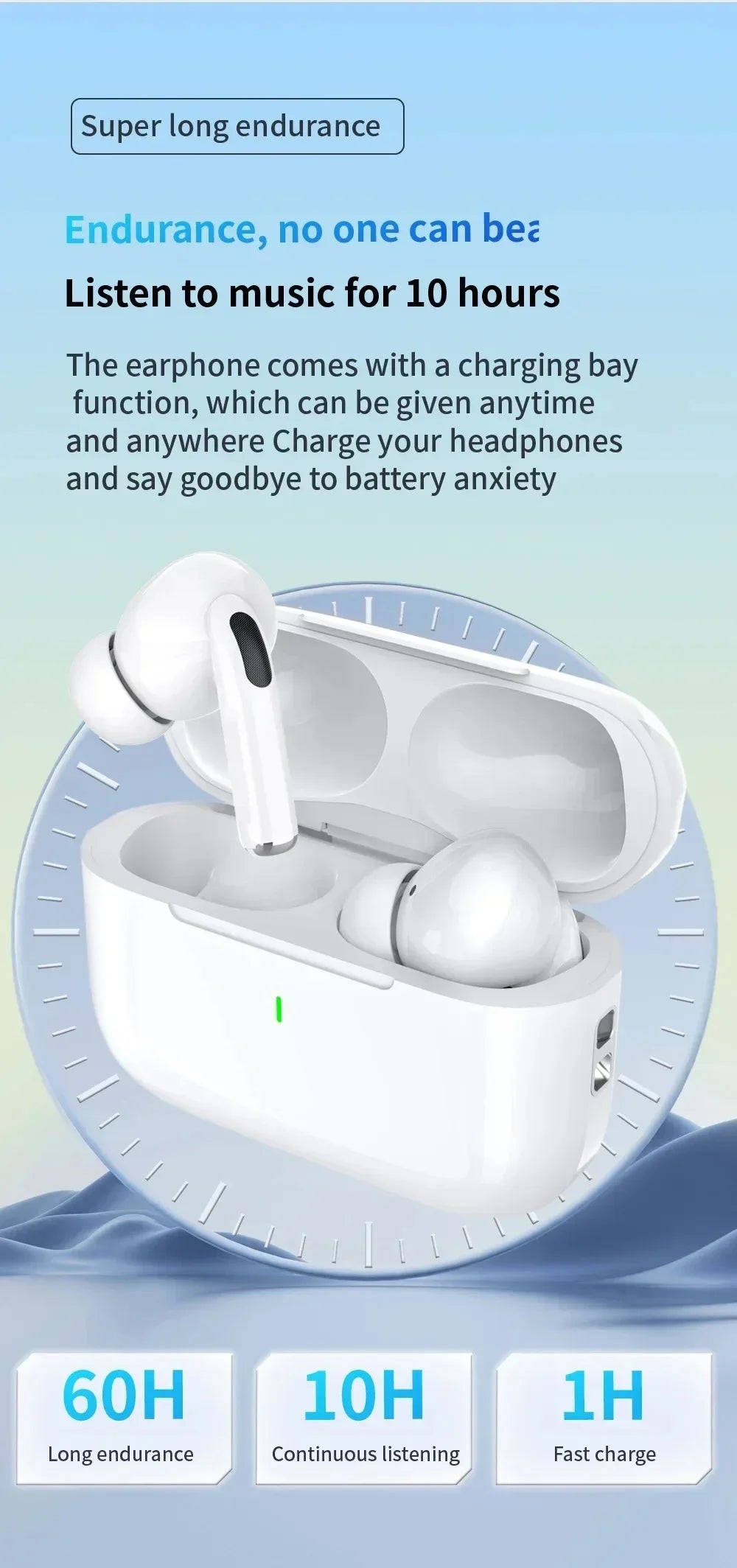 2025 New Air Pro Bluetooth Earphones Wireless Headset HiFi Sound Headphones Low Latency Earbuds Waterproof for IPhone Android