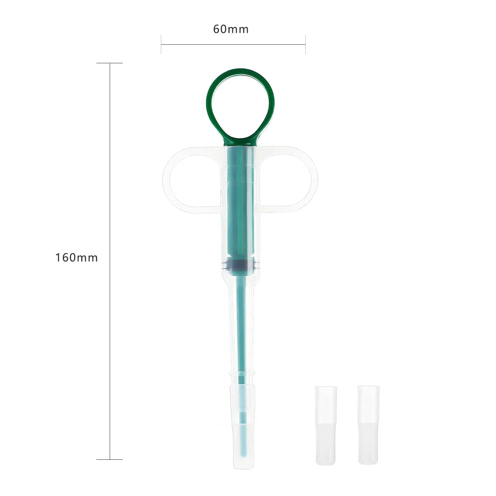Pet feeder, deworming products can be filled with tablets, universal pet syringe for cats and dogs, press type