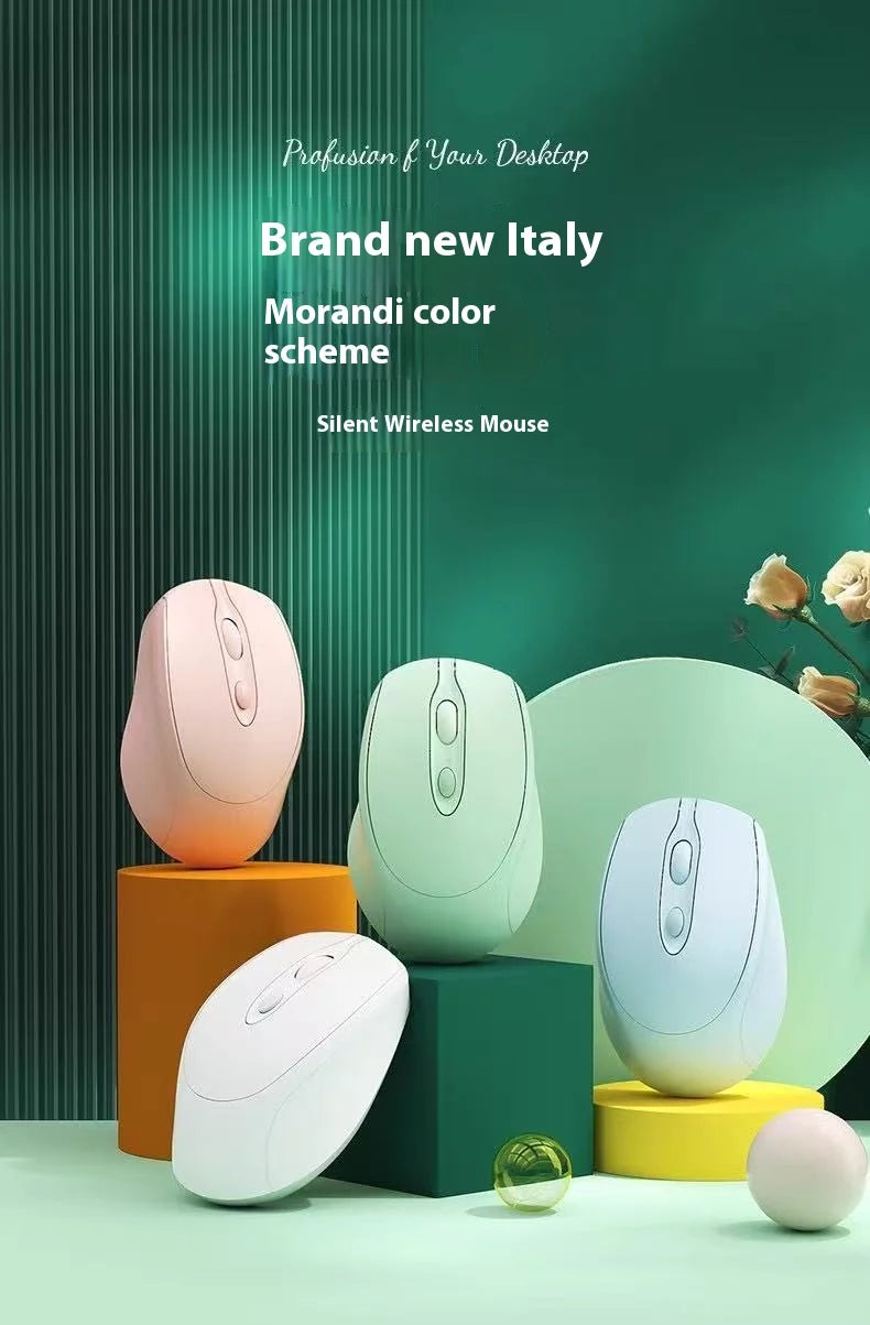 Bluetooth-Compatible Wireless Mouse 2.4G USB Wireless Computer Mouse Rechargeable Silent Mice For PC Laptop Macbook Tablet