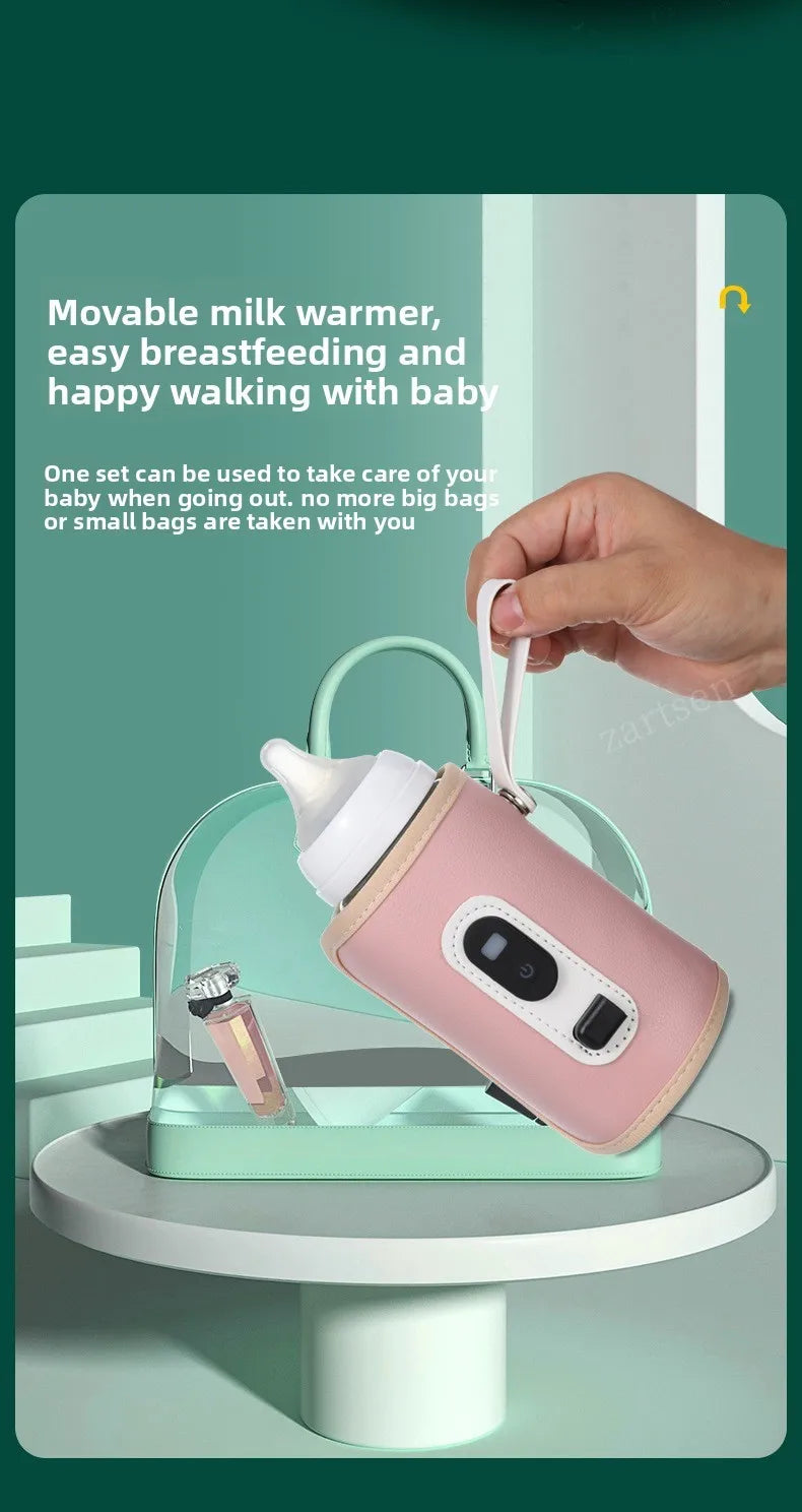Baby Milk Warmer Baby Nursing Bottle Heater, Portable USB Bottle Warmer for Car, Outdoor Travel Accessories Outdoor Portable