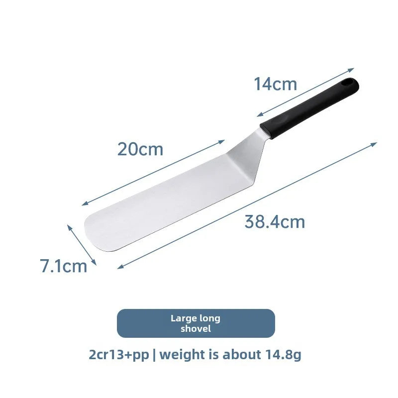 Barbecue tool set combination outdoor equipment Stainless Steel Grill steak frying shovel wholesale tools,