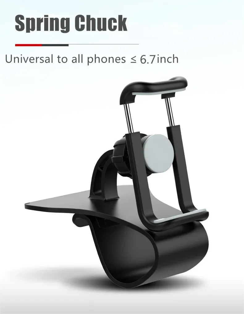 360 Rotatable Car Phone Holder Universal Cell Phone Stands Car Rack Dashboard Support for Auto Grip Mobile Phone Fixed Bracket