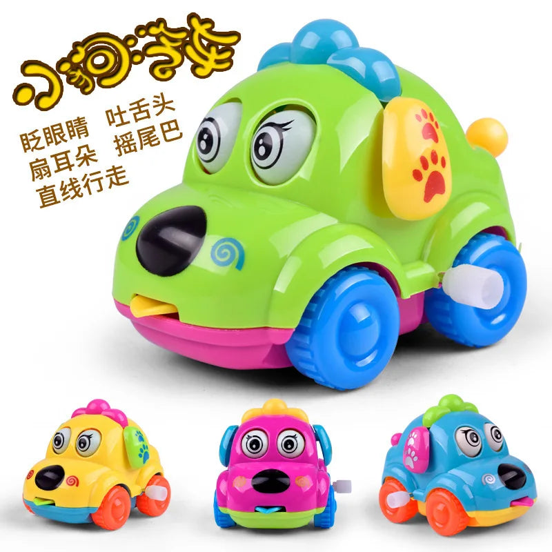 New Clockwork Toy Children's Cartoon Winding Creative Cute Chain up car Small Animal Baby Gift