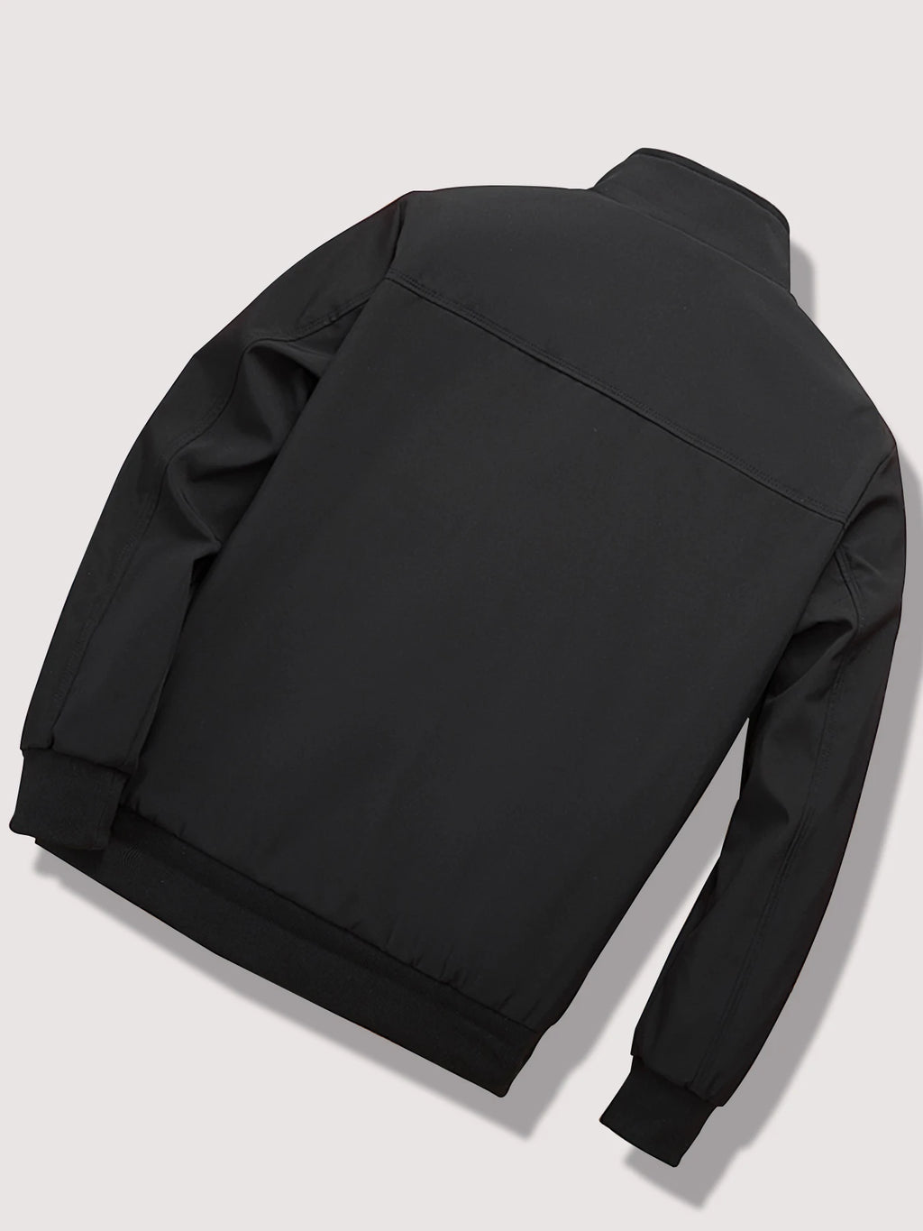 Men's Spring and Autumn New Casual Jacket 2024 New Solid Color Trend Business Casual Commuter Easiest for Match Coat Fashion Sta