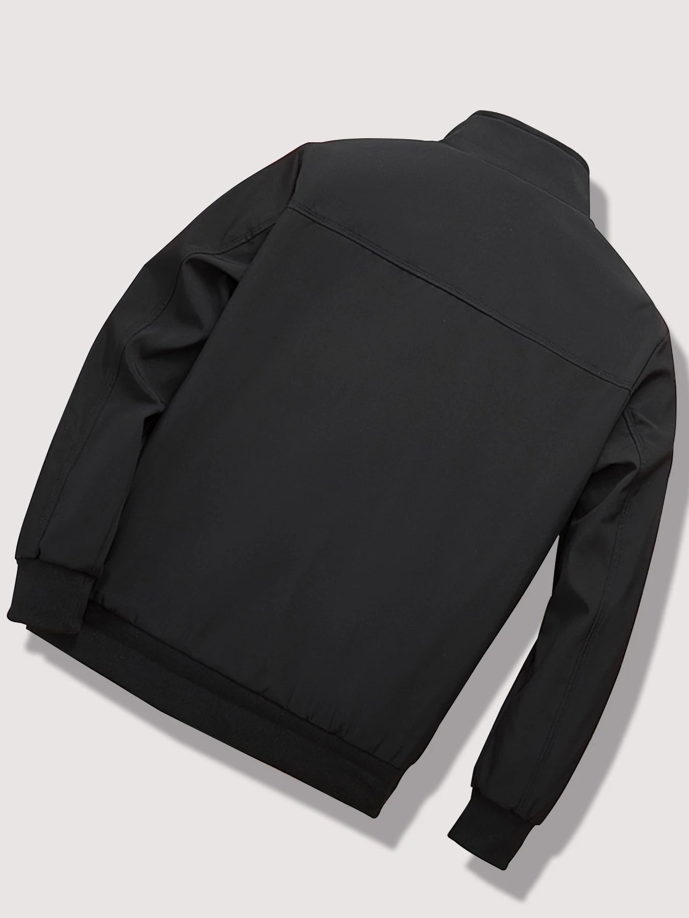 Men's Spring and Autumn New Casual Jacket 2024 New Solid Color Trend Business Casual Commuter Easiest for Match Coat Fashion Sta