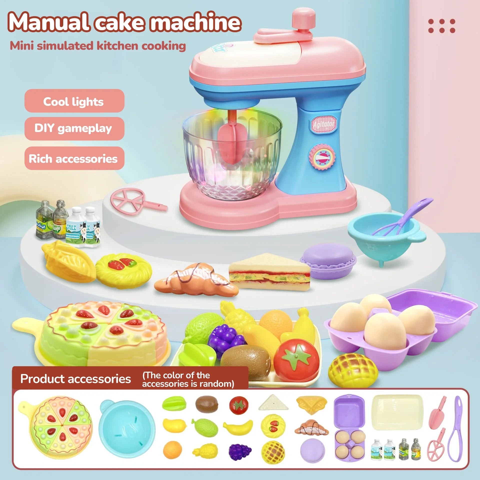 Simulated House Kitchen Toy Mini Kitchen Counter Set Fun House Playing Safe Sturdy Children Household Kitchen Toys