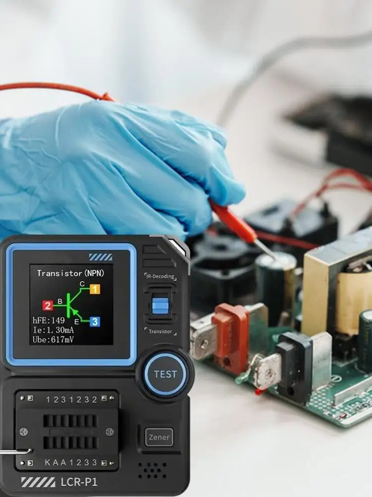 Electronic Component Tester Transistor Tester Transistor Capacitor Tester Graphic Display Capacitance Meter For Electronic