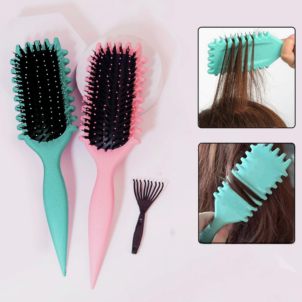 1PCS Curly Hair Definition Styling Brush Wrinkle Removal Hair Brush Entangled Wet Curly Hair Comb Styling Curly Hair Tool