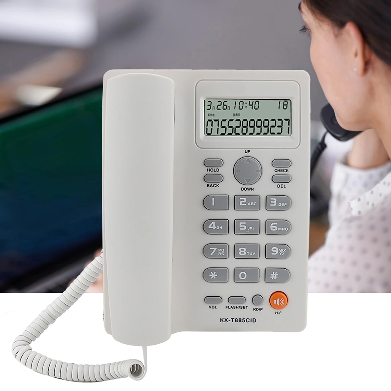 Caller ID Telephone Caller ID Telephone Handsfree Calling Home  Hotel Landline Phone English Hotel Telephone Home Phone