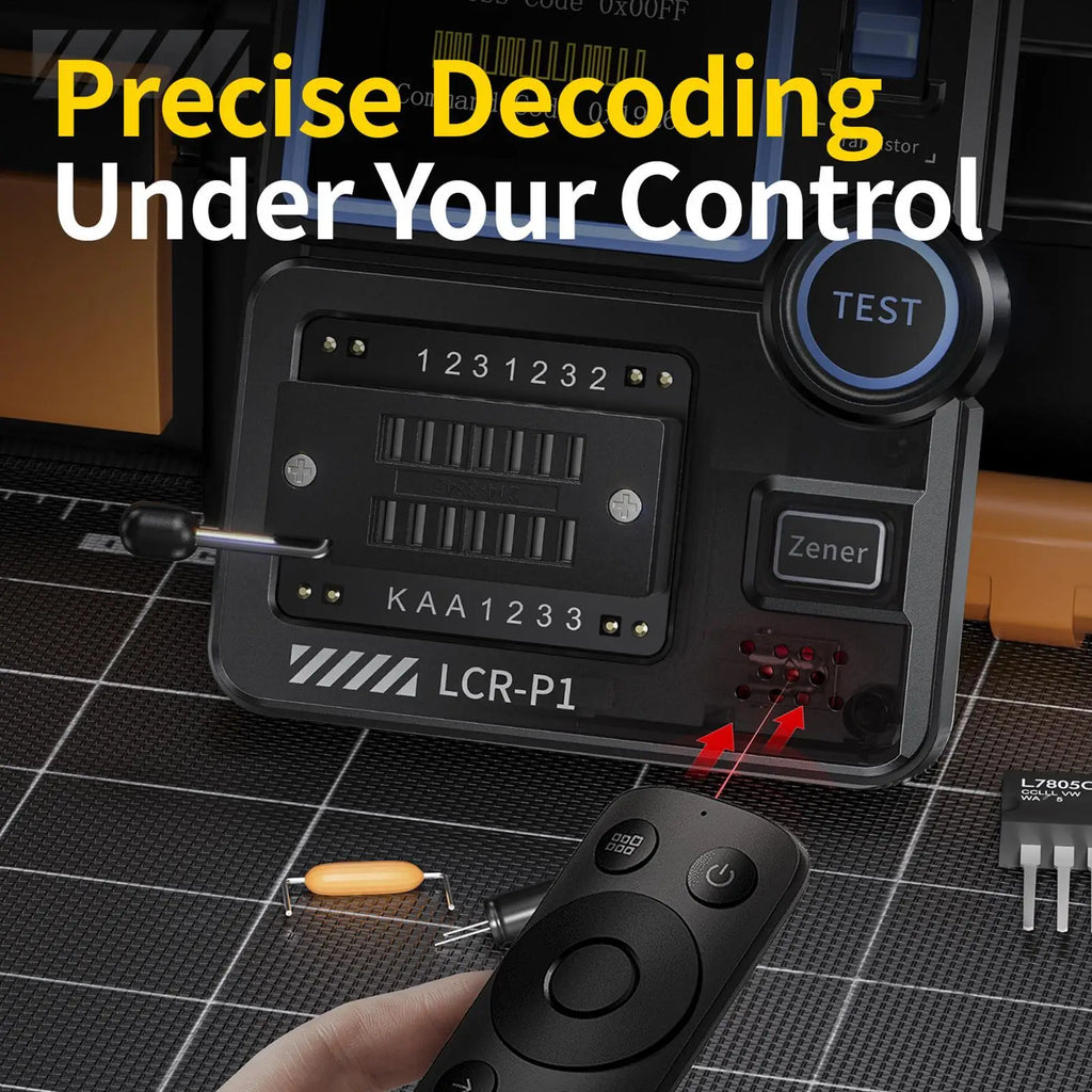 Electronic Component Tester Transistor Tester Transistor Capacitor Tester Graphic Display Capacitance Meter For Electronic