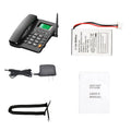 Cordless Phone Desktop Telephone Support GSM 850/900/1800/1900MHZ Dual SIM Card 2G Fixed Wireless Phone with Antenna Radio Alarm