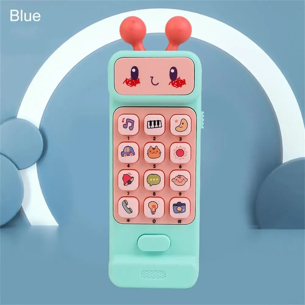 Children’s Cell Phone Toy Simulation Electronic Control Phone Toy with Music Light Early Educational Musical Toys For Boys Girls