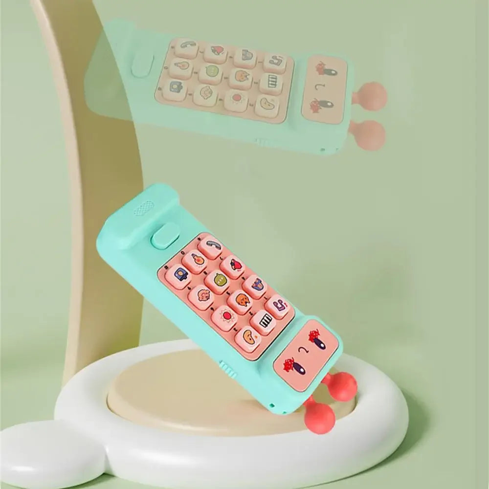 Children’s Cell Phone Toy Simulation Electronic Control Phone Toy with Music Light Early Educational Musical Toys For Boys Girls