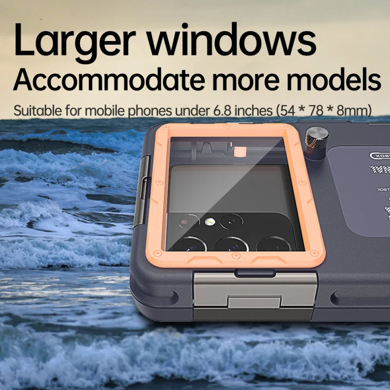 Professional Diving Phone Case For iPhone 15 14 13 12 Pro Max Underwater Taking Waterproof Cases Cover For SamsungS22 S23 Huawei