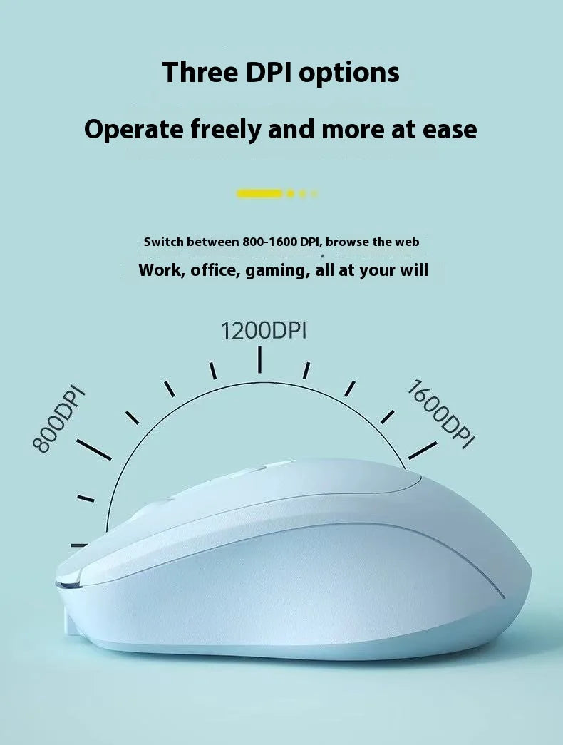 Bluetooth-Compatible Wireless Mouse 2.4G USB Wireless Computer Mouse Rechargeable Silent Mice For PC Laptop Macbook Tablet