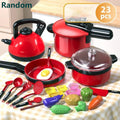 Children's simulated high fidelity cooking toys, home and school use chefs to pretend toy sets suitable for role-playing kitchen